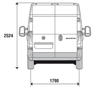 Висота Fiat Ducato Furgone Lastrato L3H2 MY2025